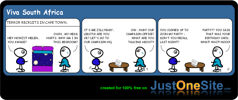 Click cartoon to read full post or to COMMENT Lekota prowls for new recruits cartoon